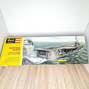 Revell Picture Fleet USS Ranger Model Kit Incomplete Vintage 1960s PARTS